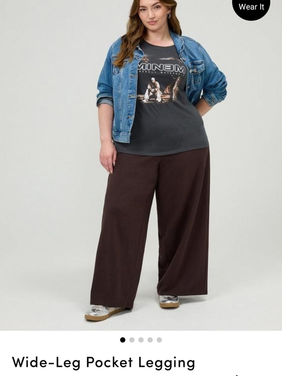 torrid Pants - NWT Wide-Leg Pocket Legging Pants in Dark Brown